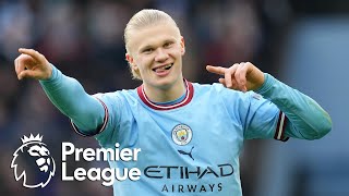 Erling Haalands top highlights from the 202223 Premier League season  Netbusters  NBC Sports [upl. by Kerns]