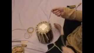 White India Tabla Lesson 16  How to rehead a tabla dayan drum [upl. by Aiuhsoj973]