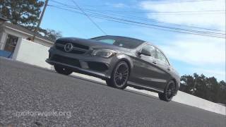 Road Test 2014 MercedesBenz CLA45 AMG [upl. by Annoel]