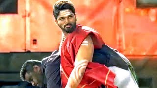 Allu Arjun Shirtless Action Scene  DJ Movie Best Scene [upl. by Parfitt]