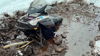 EPIC SNOWMOBILE FAILS amp WINS 2024 [upl. by Rusert]