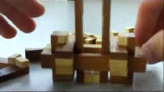 Tutorial On How To Solve A 3D Bamboo Cube Puzzle Made By Eco Game [upl. by Kcirre786]