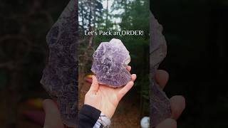 Lets pack an Order 📦💎 crystals orderpacking asmr crystalshops [upl. by Kingsly642]