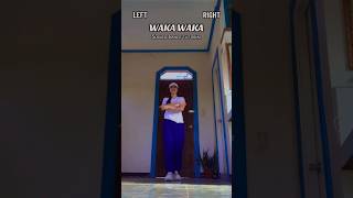 WAKA WAKA dance tutorial TikTok slowed amp mirrored shorts [upl. by Rebhun269]