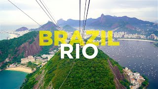 RIO DE JANEIRO BRAZIL Travel Guide to ALL Top Sights in 4K  Drone [upl. by Piwowar]