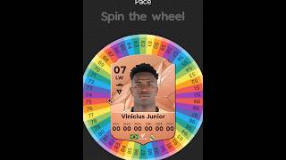 I Respun VINICIUS JUNIOR FC 25 Card at REAL MADRID fifa spinner soccer football [upl. by Schilt]