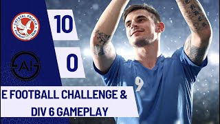 E football Gameplay Pt12 Pc challenges and div 6 games Good Mic Crazy rocket of goals [upl. by Anica]