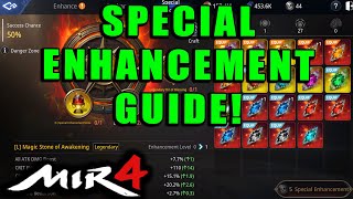 MIR4  Special Enhancement Guide Upgrade Magic Stones Spirit Treasures Spectrumite More [upl. by Odnama]