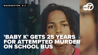 Baby K gets 25 years for attempted murder on Prince Georges school bus [upl. by Diskin]