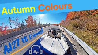 2001 Jaguar XK8  Exhaust Notes amp Colourful Roads Use Headphones [upl. by Sylirama]