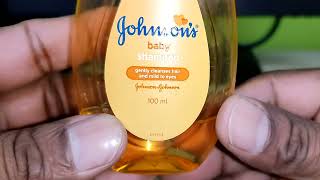 Johnsons Baby Shampoo no more tears gently cleanses hair and mild to eyes [upl. by Rakia]