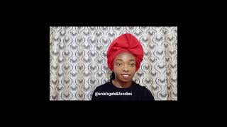 how to tie simple gele headwrap diy [upl. by Ahcsas]