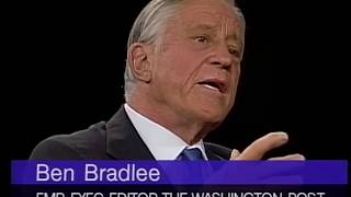 Ben Bradlee interview on Journalism and The Washington Post 1995 [upl. by Nolham]