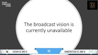 Cheam CC 2nd XI v Sanderstead CC 2nd XI [upl. by Divan]