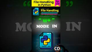 w Mode In Python File Handling  Python Short Series Ep 138 python programming coding [upl. by Acire]