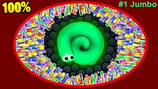 Slitherio World Record  Slitherio Epic Gameplay 957270 Score AI [upl. by Aicatsan]