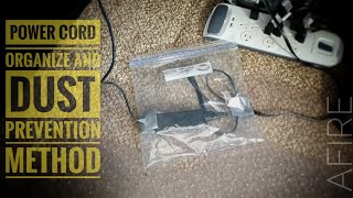 Power Cord Organization amp Dust Prevention Method [upl. by Flem881]