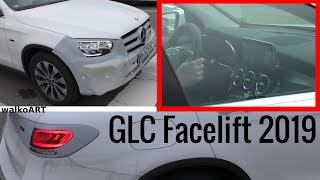 Mercedes Erlkönig GLC Facelift X253 2019 MoPf  Details  Interior view  Cockpit Blick 4K SPY VIDEO [upl. by Yekcir624]