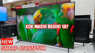 Review SHARP 65 INCH 4TC65FJ1X [upl. by Anirahs708]