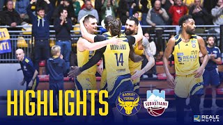 Highlights Reale Mutua Torino vs Real Sebastiani Rieti 7469  Regular Season  14 Giornata [upl. by Mendes36]