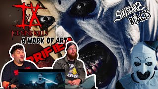 HOLY amp  ICE NINE KILLS  A Work Of Art OFFICIAL VIDEO Reaction  Mighty Metal Men React [upl. by Lleoj583]