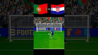 Portugal vs Croatia  Football match  Penalty shoot  fifa world Cup 2026  realistic pes gaming [upl. by Nancy488]