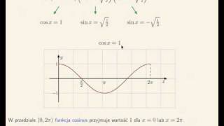 Rozwiąż równanie trygonometryczne w przedziale 02pi [upl. by Shore]