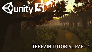 Unity Terrain Tutorial Part 1 Tree Creation [upl. by Anuala938]