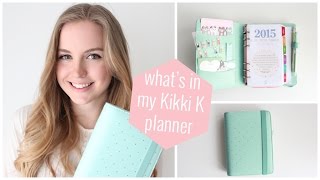 Whats in my Kikki K planner  Life is crafted inserts  Axelle Blanpain [upl. by Einreb]