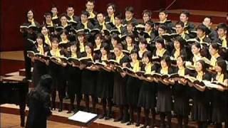 Ubi Caritas René Clausen  NTU Chorus amp KMU Singers [upl. by Llenor]