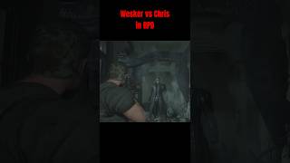 Wesker vs Chris in RPD residentevil gaming residentevil2remake [upl. by Bradwell586]