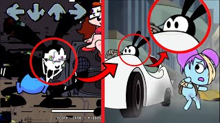 References in FNF X Pibby  Oswald VS Pibby  Come and Learn with Pibby [upl. by Milan926]