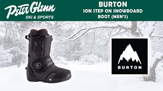 Burton Ion Step On Snowboard Boot Mens Product Review [upl. by Nnasor]