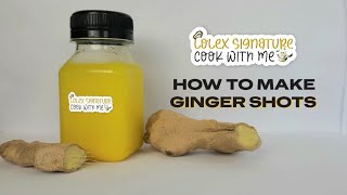 DIY Ginger Immunity Shots How to Boost Immunity Naturally [upl. by Berkley418]