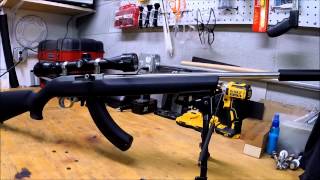 Ruger 1022 Build and Shooting Suppressed in Garage [upl. by Nussbaum]