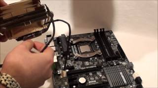 Noctua NHL12 low profile CPU cooler Intel LGA11551156 installation [upl. by Deanne]