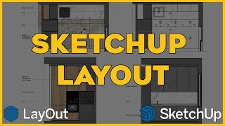 SketchUp Layout Creating Interior Documentation for Beginners Floor Plans Sections Live Webinar [upl. by Pritchard]