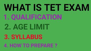 what is TNTET Exam Qualification SyllabusExam pattern Pass mark  Paper 1  Paper 2 [upl. by Oric]