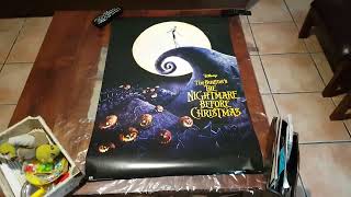 Walt Disney Tim BurtonS The Nightmare Before Christmas Movie Poster New [upl. by Bourke843]