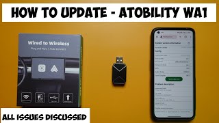 Top 5 Questions On Atobility WA1  Update  Reset  Send Log etc  Wireless Adaptor [upl. by Lenahtan]