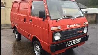 1985 DAIHATSU HIJET MINI VAN REVIEW [upl. by Errot181]