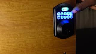 How to Change the Master Code on TEEHOREVOLO Keypad Deadbolt [upl. by Ojahtnamas]