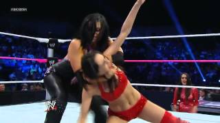 WWE Smackdown 100413  Aksana vs Brie Bella [upl. by Eahsat]