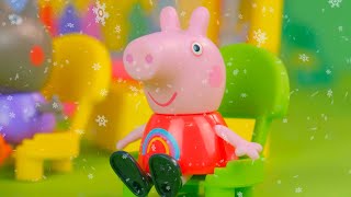 Peppa Pig Official Channel  Peppa Makes It Snow  Cartoons For Kids  Peppa Pig Toys [upl. by Otecina]