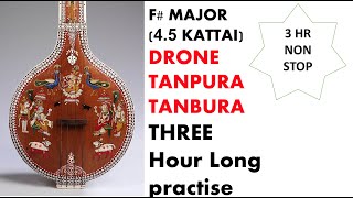 TanpuraDrone 2HR F Major 45KATTAI AD FREEMridangamManjiraTambura [upl. by Stamata]