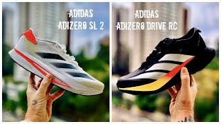 REVIEW ESPECIAL ADIDAS ADIZERO SL 2 VS ADIDAS ADIZERO DRIVE RC [upl. by Yelena]