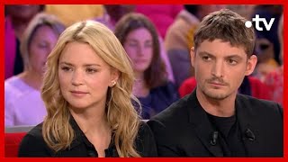 Virginie Efira amp Niels Schneider lamour à lécran comme à la vie  Vivement Dimanche 4112018 [upl. by Knepper]