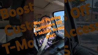 Boost Mobile To Push Customers Off TMobile Access SIMS telecommunity boostmobile shorts [upl. by Adlar]