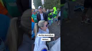 Berlin marathon before and after berlinmarathon marathonrunner marathonrunner marathon [upl. by Crescentia]