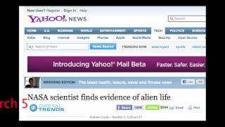 ALIENS found March 2011 by 1 NASA Scientist [upl. by Kerin32]